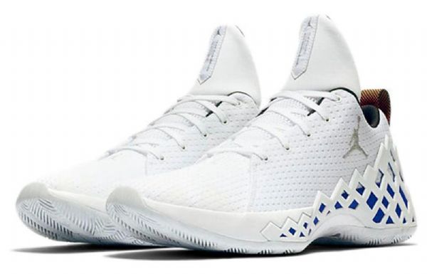 Nike Air Jordan Jumpman Diamond Low Toppe Sneakers Til Damer Hvid