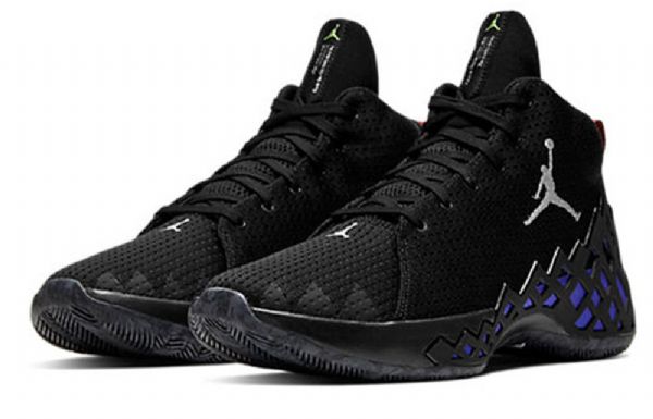 Nike Air Jordan Jumpman Diamond Mid Tops Pf Sneakers Til Mænd Sort