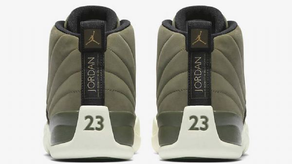 Nike Air Jordan 12 Chris Paul Klasse Af 2003 Sko Til Mænd Olivengrøn