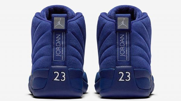 Nike Air Jordan 12 Deep Premium Sko Til Mænd Blå