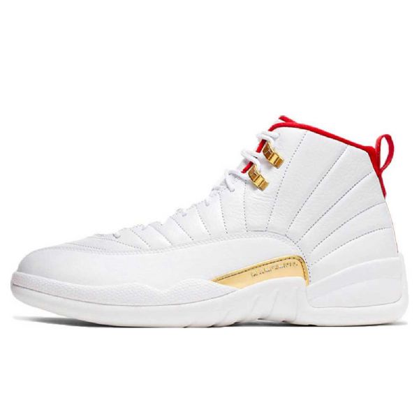 Nike Air Jordan 12 Fiba Sko Til Mænd Hvid