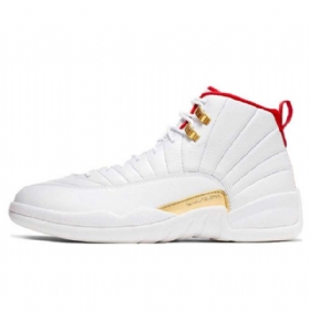 Nike Air Jordan 12 Fiba Sko Til Mænd Hvid