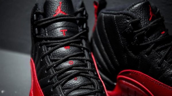 Nike Air Jordan 12 Flu Game Sko Til Mænd Marineblå Rød