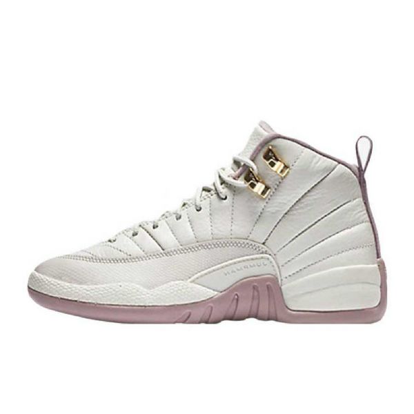 Nike Air Jordan 12 Gg Plum Fog Heiress Sko Til Mænd Khaki