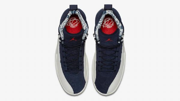 Nike Air Jordan 12 Internationale Flyvesko Til Mænd Marineblå