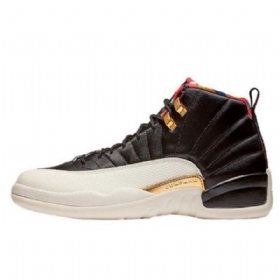 Nike Air Jordan 12 Kinesisk Nytårssko Til Mænd Sort