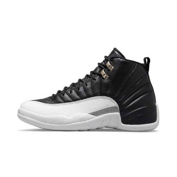 Nike Air Jordan 12 Low Tops Playoffs 2022 Sko Til Mænd Hvid Sort