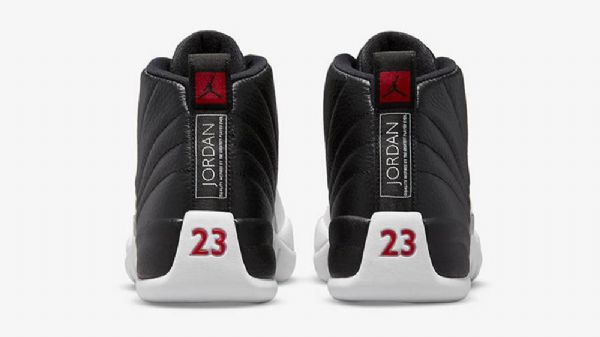 Nike Air Jordan 12 Low Tops Playoffs 2022 Sko Til Mænd Hvid Sort