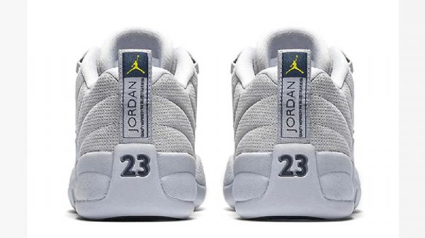 Nike Air Jordan 12 Low Tops Ruskindssko Til Mænd Grå