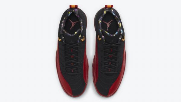 Nike Air Jordan 12 Low Tops Se Super Bowl Sko Til Mænd Sort Rød