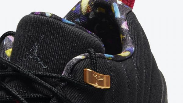 Nike Air Jordan 12 Low Tops Se Super Bowl Sko Til Mænd Sort Rød