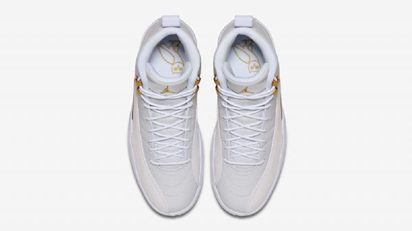 Nike Air Jordan 12 Ovo Sko Til Mænd Hvidguld