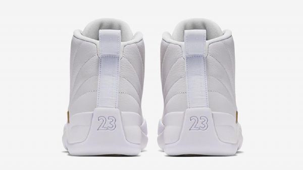Nike Air Jordan 12 Ovo Sko Til Mænd Hvidguld