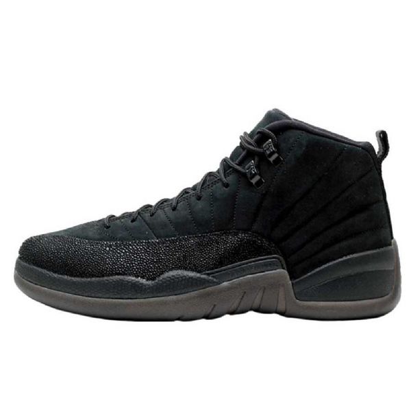 Nike Air Jordan 12 Ovo Sko Til Mænd Sort