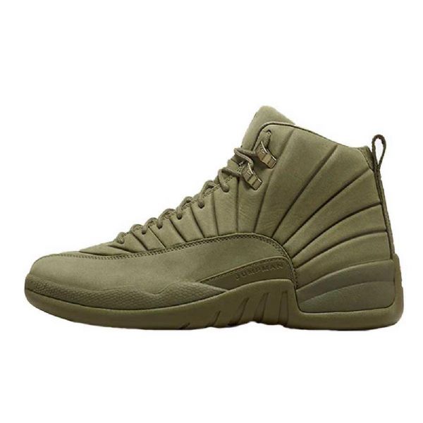 Nike Air Jordan 12 Psny Milan Sko Til Mænd Army Grøn