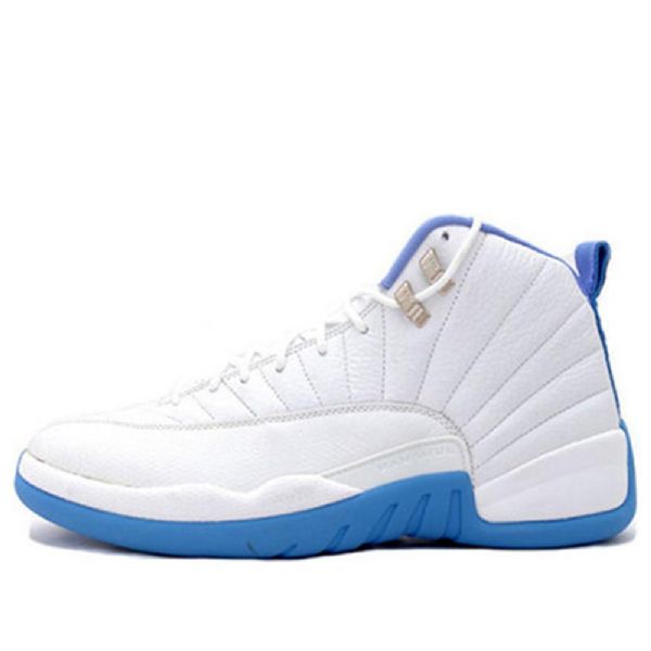 Nike Air Jordan 12 Retro Basketball Sko Til Damer Blå Hvid