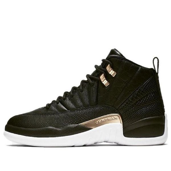 Nike Air Jordan 12 Retro Basketball Sko Til Damer Sort