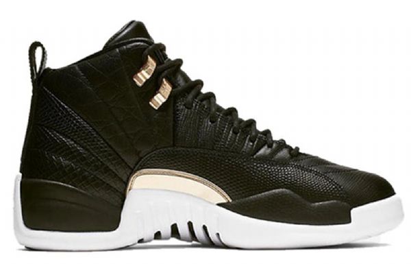 Nike Air Jordan 12 Retro Basketball Sko Til Damer Sort