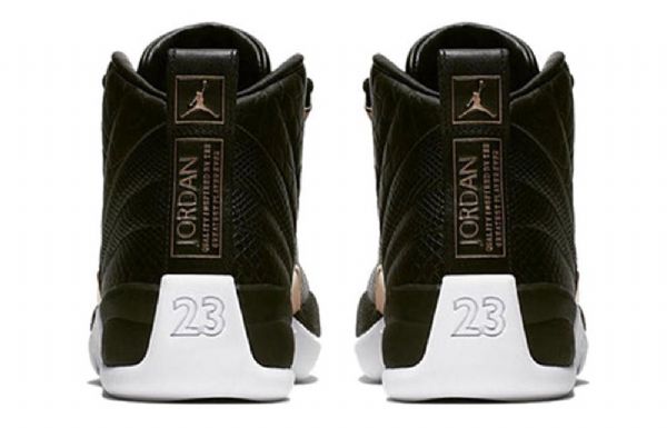 Nike Air Jordan 12 Retro Basketball Sko Til Damer Sort
