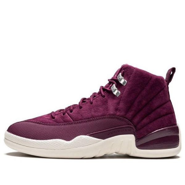 Nike Air Jordan 12 Retro Basketball Sko Til Mænd Burgund