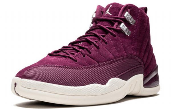 Nike Air Jordan 12 Retro Basketball Sko Til Mænd Burgund