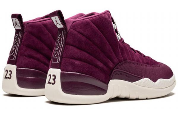 Nike Air Jordan 12 Retro Basketball Sko Til Mænd Burgund