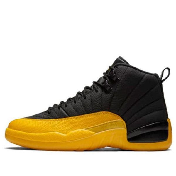 Nike Air Jordan 12 Retro Basketball Sko Til Mænd Guld