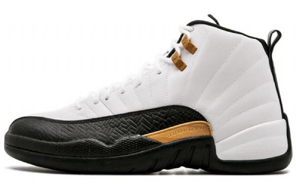 Nike Air Jordan 12 Retro Basketball Sko Til Mænd Hvid Sort