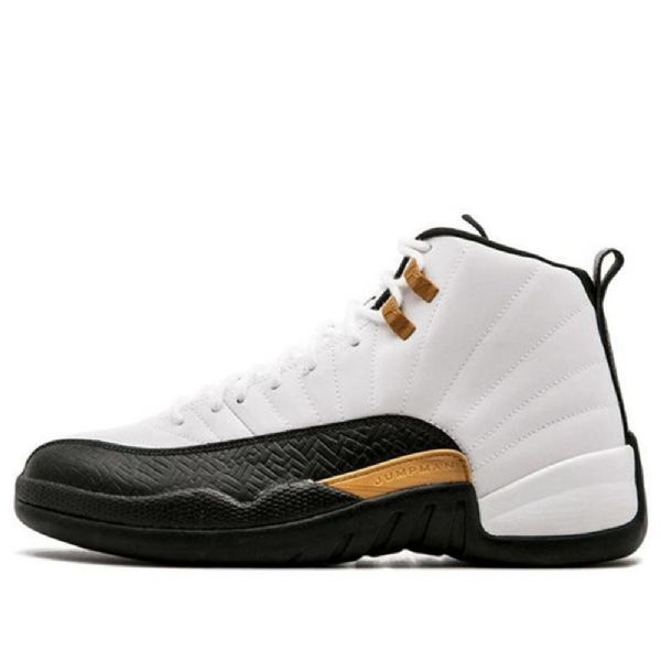 Nike Air Jordan 12 Retro Basketball Sko Til Mænd Hvid Sort