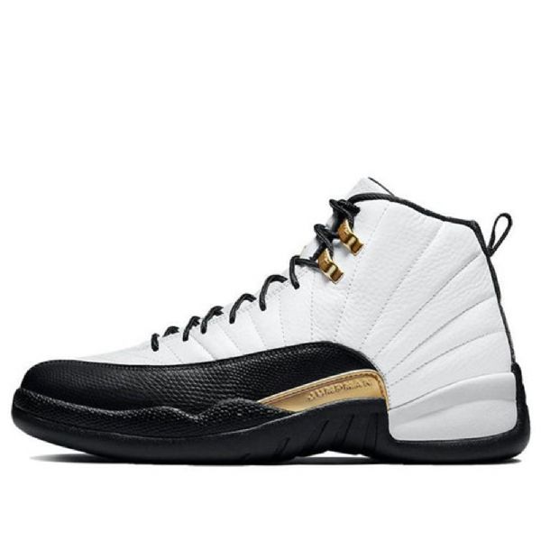Nike Air Jordan 12 Retro Basketball Sko Til Mænd Hvid Sort