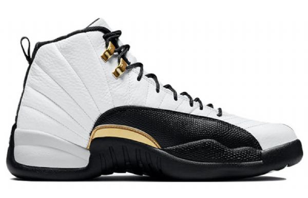 Nike Air Jordan 12 Retro Basketball Sko Til Mænd Hvid Sort