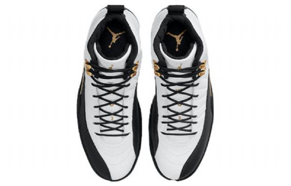 Nike Air Jordan 12 Retro Basketball Sko Til Mænd Hvid Sort