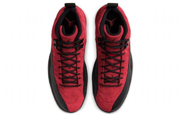 Nike Air Jordan 12 Retro Basketball Sko Til Mænd Rød Sort