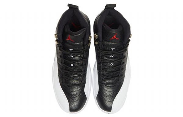 Nike Air Jordan 12 Retro Basketball Sko Til Mænd Sort Grå
