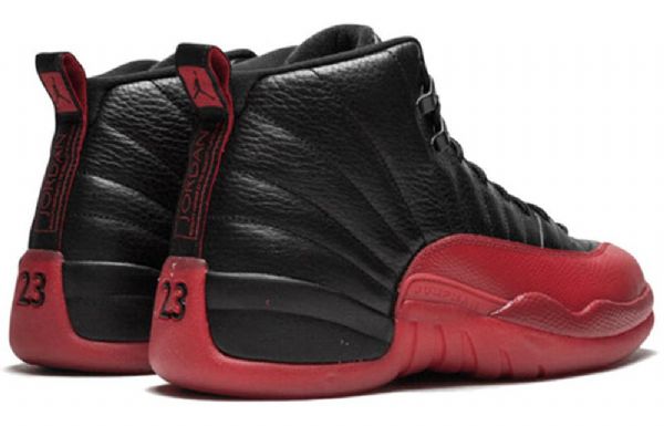 Nike Air Jordan 12 Retro Basketball Sko Til Mænd Sort Rød