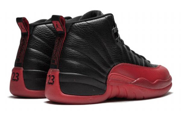 Nike Air Jordan 12 Retro Bg Basketball Sko Til Mænd Sort Rød