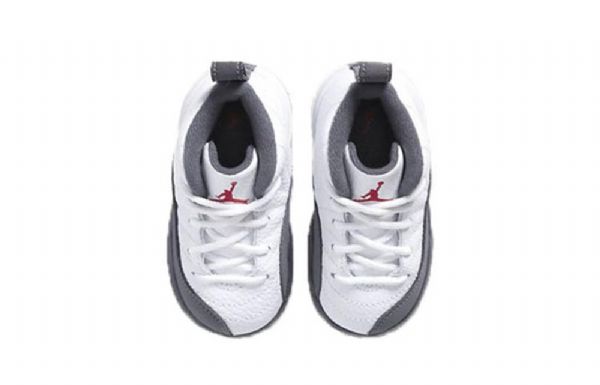 Nike Air Jordan 12 Retro Bt Basketball Sko Til Børn Mørkegrå