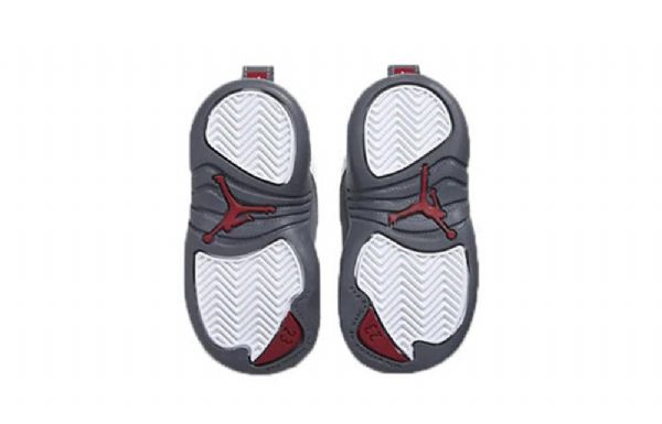 Nike Air Jordan 12 Retro Bt Basketball Sko Til Børn Mørkegrå