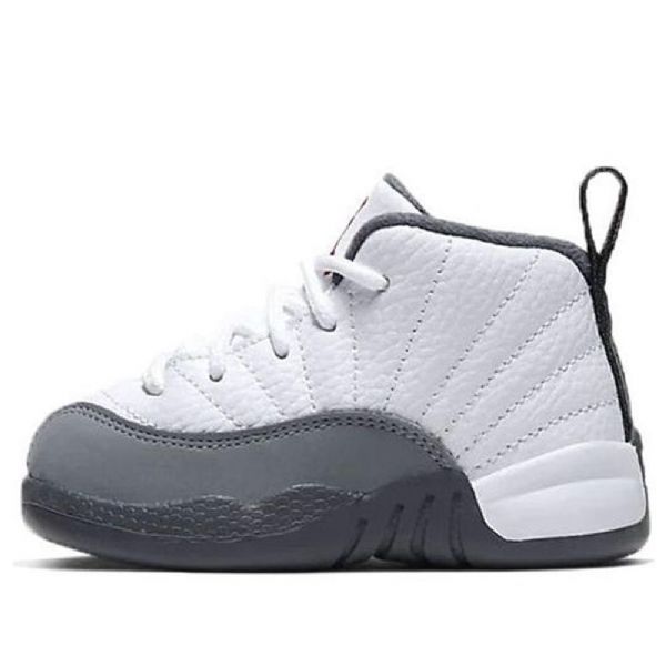 Nike Air Jordan 12 Retro Bt Basketball Sko Til Børn Mørkegrå