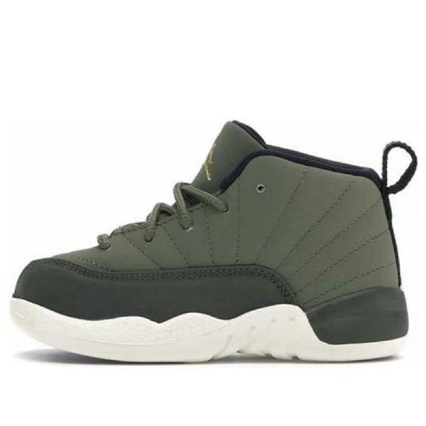 Nike Air Jordan 12 Retro Cp3 Td Sko Til Børn Army Grøn