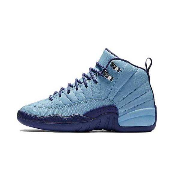 Nike Air Jordan 12 Retro Gg Sko Til Mænd Blå