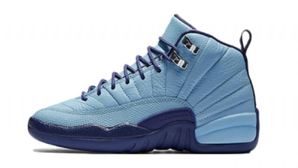 Nike Air Jordan 12 Retro Gg Sko Til Mænd Blå