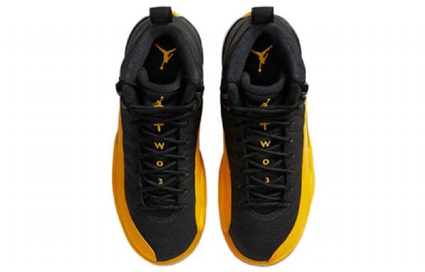 Nike Air Jordan 12 Retro Gs Basketball Sko Til Mænd Guld