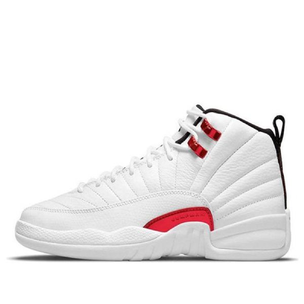 Nike Air Jordan 12 Retro Gs Basketball Sko Til Mænd Hvid