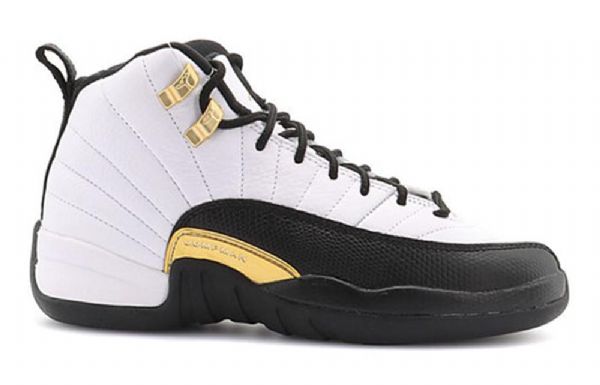 Nike Air Jordan 12 Retro Gs Basketball Sko Til Mænd Hvid Sort