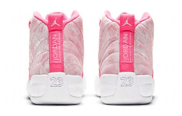 Nike Air Jordan 12 Retro Gs Basketball Sko Til Mænd Lyserød