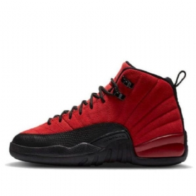 Nike Air Jordan 12 Retro Gs Basketball Sko Til Mænd Rød Sort