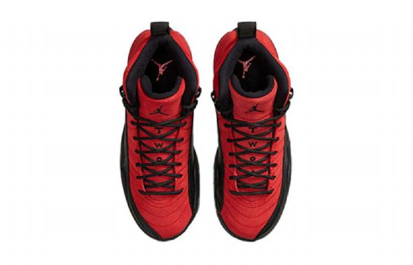 Nike Air Jordan 12 Retro Gs Basketball Sko Til Mænd Rød Sort