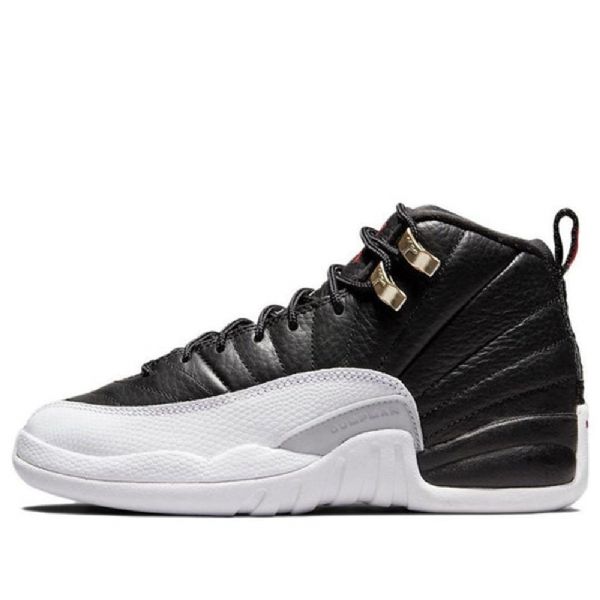 Nike Air Jordan 12 Retro Gs Basketball Sko Til Mænd Sort Grå