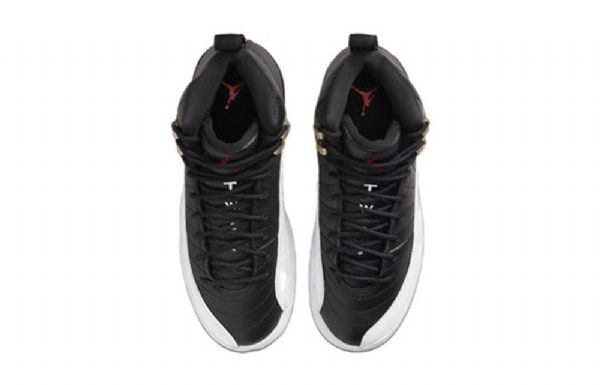Nike Air Jordan 12 Retro Gs Basketball Sko Til Mænd Sort Grå